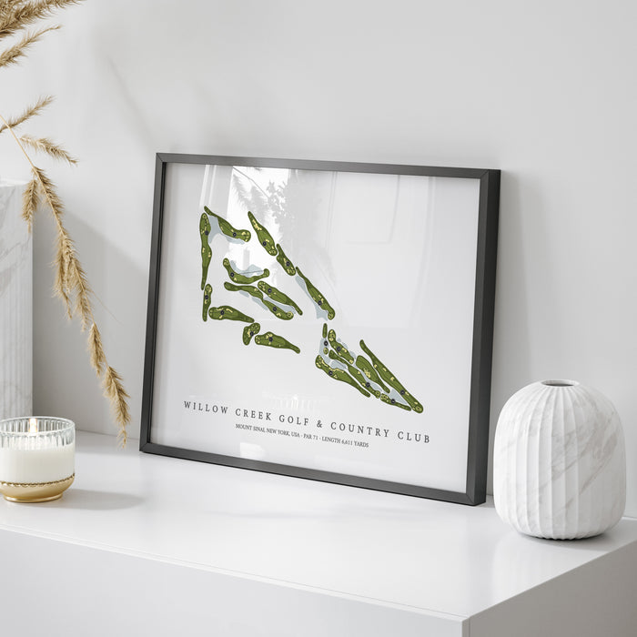 Willow Creek Golf & Country Club | Golf Course Map | On Table
