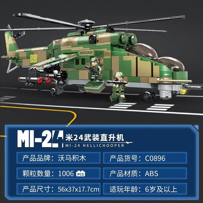 WOMA C0896 Mi 24 Armed Helicopter WOMA