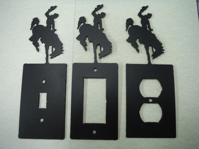 WY Bronc Single Electrical Covers