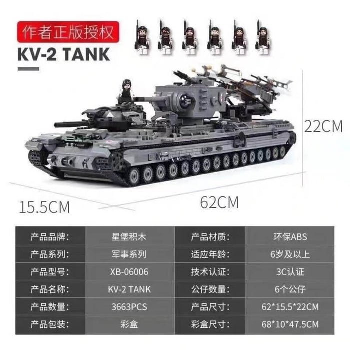 XINGBAO XB-06006 KV-2 Tank XINGBAO