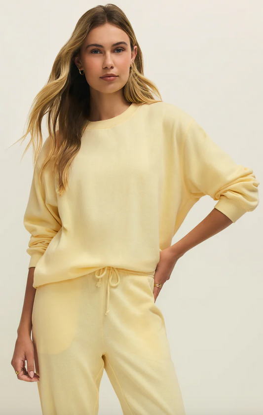 Z Supply-Boyfriend Sweatshirt Sunnyside