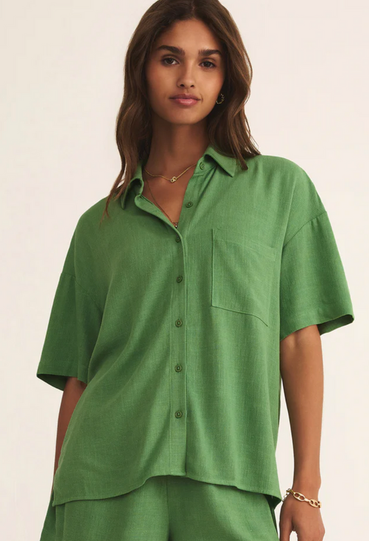 Z Supply Tinsley Linen Button Up
