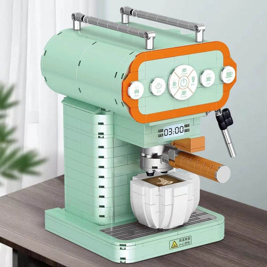 ZHEGAO 01008 modern Coffee Machine mini brick 640pcs ZHEGAO
