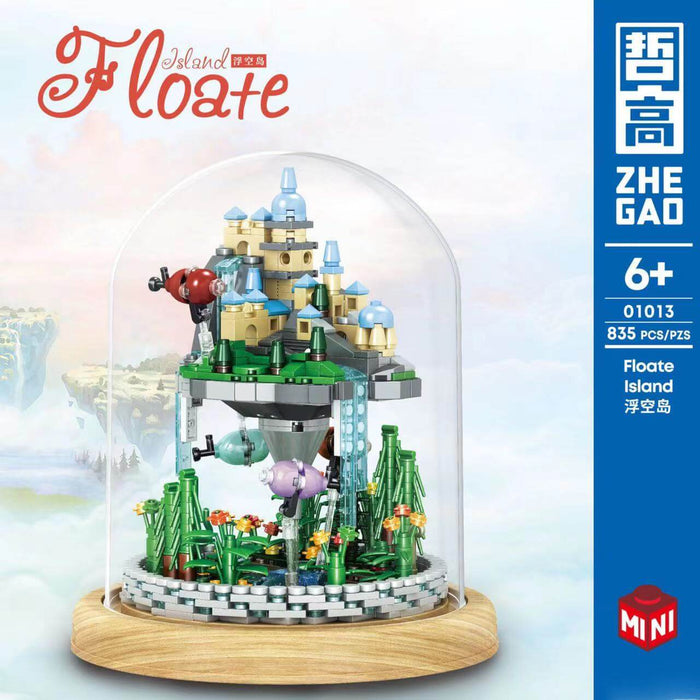 ZHEGAO 01013 Float Island Mini brick ZHEGAO